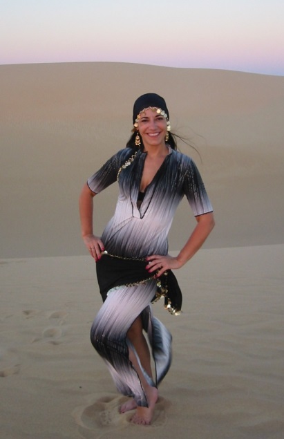 Belly Dancer Aliyah Sahar in Western Egyptian Desert
