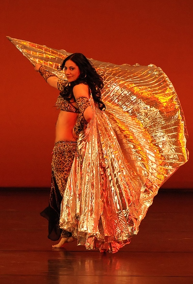 MN Belly dancer in wings