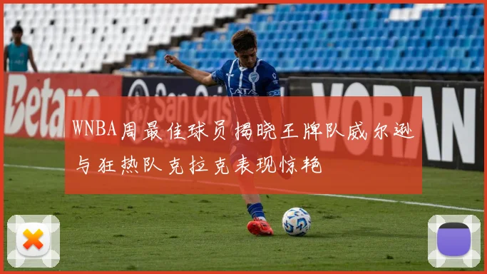 WNBA周最佳球员揭晓王牌队威尔逊与狂热队克拉克表现惊艳